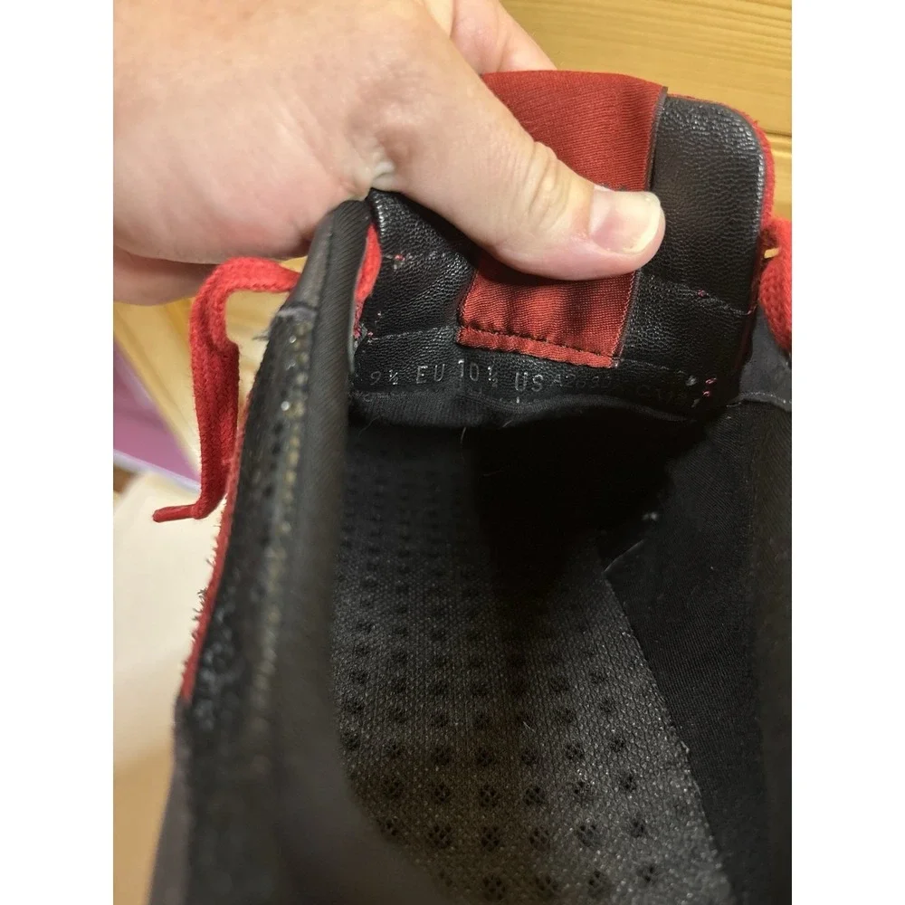 Z Zegna Shoes Men's 10.5 USA‎ Sneakers Red Black White 9.5 EU Italy Trainers